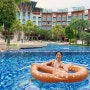 싱가포르 센토사섬 하드록호텔 :: 위치 좋고 수영장 좋은 리조트월드 센토사 호텔 추천