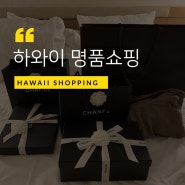 하와이 신혼여행 | 하와이명품쇼핑 샤넬/구찌/보테가베네타 & 자진관세 후기