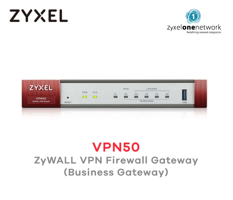 [VPN Gateway] VPN50 : 자이젤 (ZYXEL) ZyWALL VPN Firewall Gateway ...