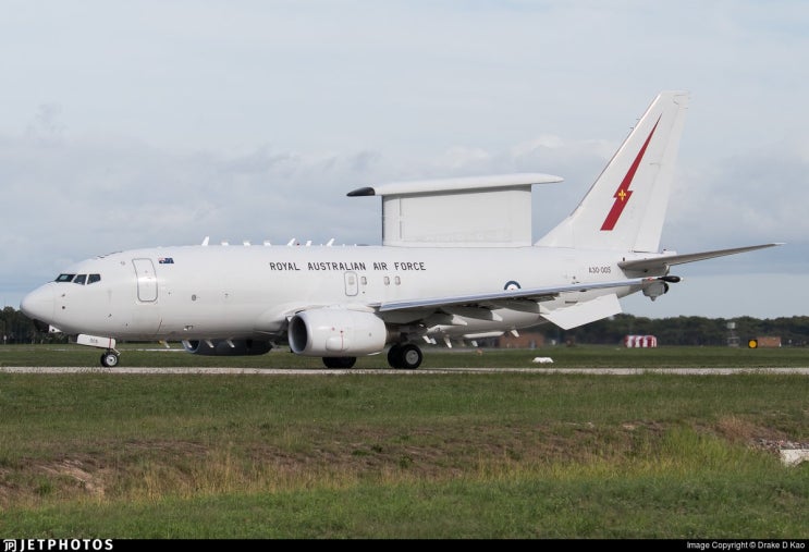 호주공군 공중조기경보통제기(AEW&C) ‘E-7 Wedgetail’, 2019년 4월 22일 한반도 상공에서 식별되 : 네이버 블로그