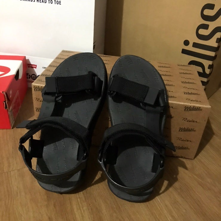 멜리사 melissa papete rider sandal Black 구매 후기 : 네이버 블로그