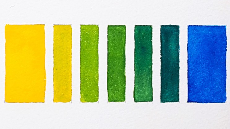 물감을 섞어 원하는 색으로 만드는 방법 1 - 색 만드는 법 기초 : 네이버 블로그