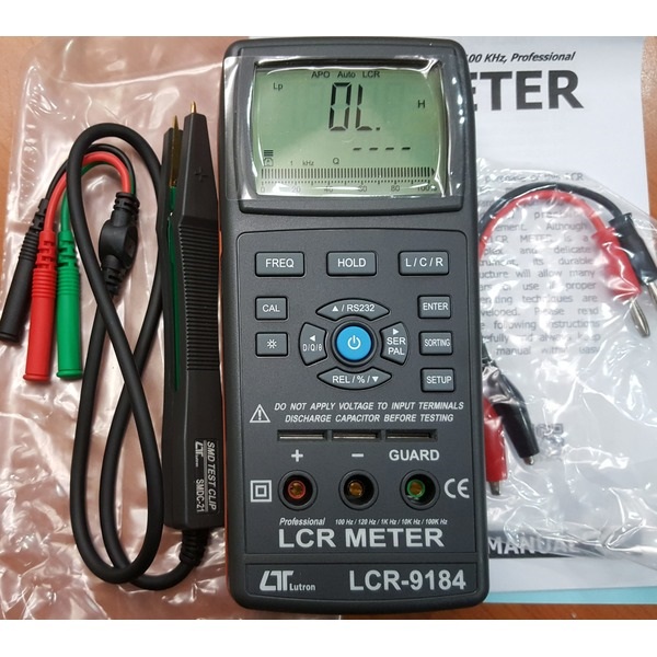 LUTRON, LCR METER, LCR메타, 100MHZ, 집게형 프로브 포함, LCR-9184+SMDC-21 : 네이버 블로그