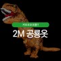 영상 속의 공룡옷을 소개해 드립니다! (feat. 야광맨) 2m 공룡옷!!