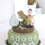 [ 슈가크래프트 케이크] 공룡탐험가 6살 생일 케이크