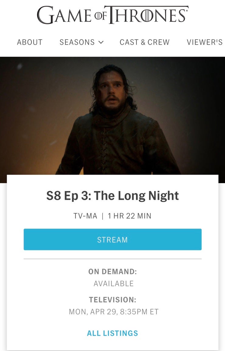 왕좌의게임 시즌 8 3화 나옴. 다시보기 : 네이버 블로그