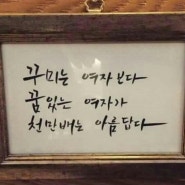 공감가는 좋은글귀/ 꿈있는여자/ 꾸미는여자