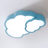 더블 구름 LED 방등 50W (블루/핑크)