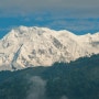 네팔의 관광도시 포카라에서 본 히말라야 산맥~