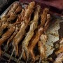 다낭 로컬 음식 닭다리 닭날개 숯불 바베큐 요리
