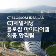 CJ제일제당 블로썸 아이디어랩 1기 최종 합격팀 발표