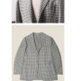 UNIVERSAL LANGUAGE vintage v.b.c wool blend fabric houndtooth check 3b tailored jacket