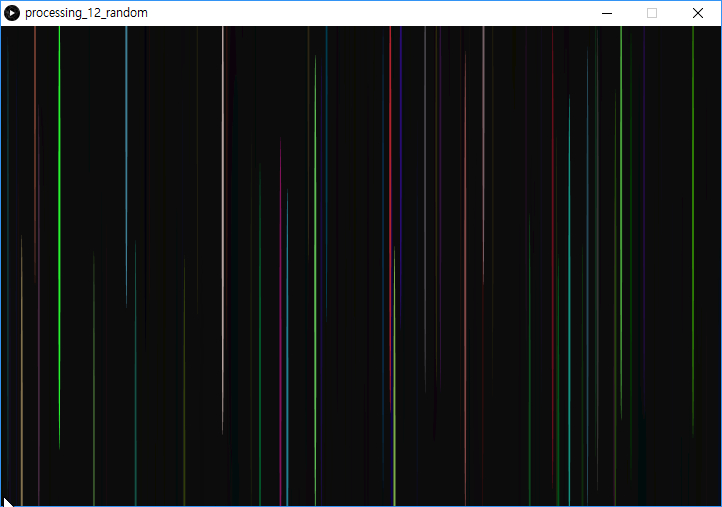 [프로세싱] 랜덤_마우스 움직임으로 랜덤한 원형 그리기(Drawing the random ellipse on Processing ...