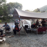 경기도 파주 귀한농부학교 캠프장에서 올 두번째 캠핑