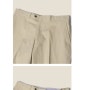 THE SUIT COMPANY light beige compact cotton tailored pants