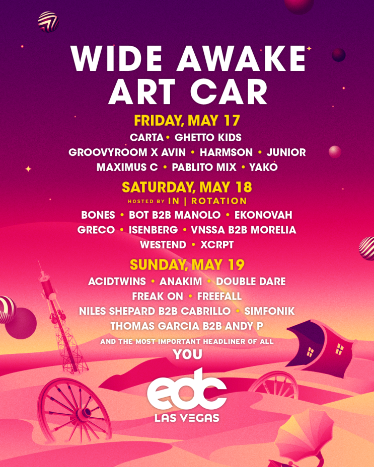 [EDC Korea 2019] GROOVYROOM X AVIN, EDC LASVEGAS Wide Awake Art Car