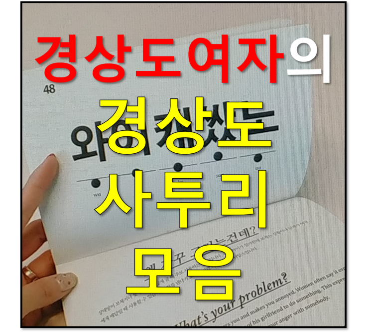 경상도 사투리 모음, 경상도 사투리 단어 와이캐쌌노~ 경상도 녀자 아이가 : 네이버 블로그