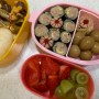 밤톨이 첫 소풍 도시락 #.비엔나꽃주먹밥, 꼬마김밥