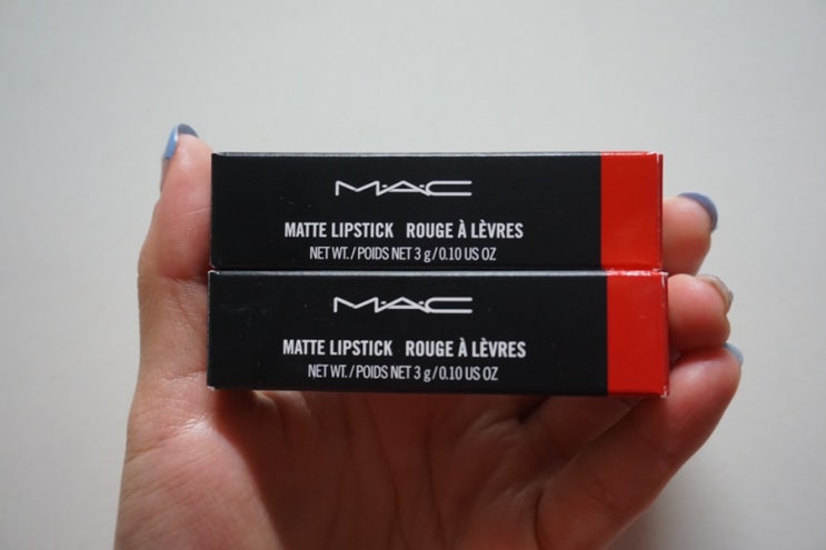 [MAC] MATTE LIPSTICK 맥 매트립스틱 607 LADY DANGER 레이디데인저, 639 MANGROVE맹그로브 ...