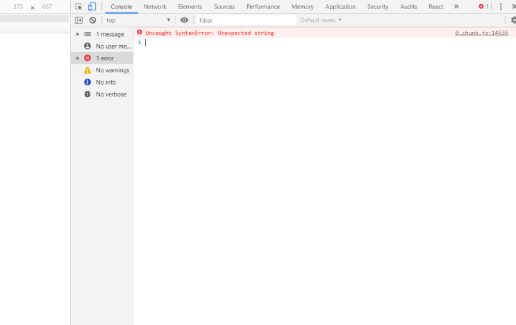 Uncaught SyntaxError: Unexpected string : 네이버 블로그