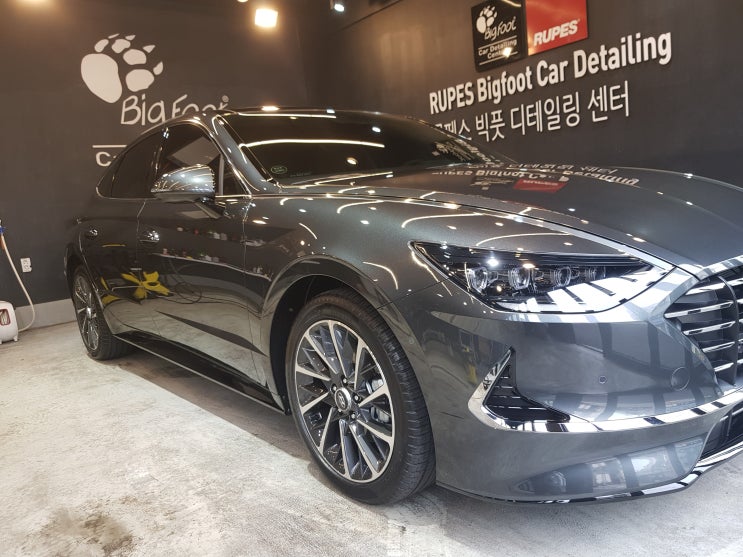 쏘나타Dn8 인스퍼레이션 녹턴그레이 풀옵션 부산 나파가죽코팅 시공으로 이염&헤짐 보호하기!! : 네이버 블로그