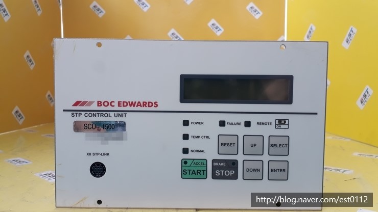 BOC EDWARDS STP CONTROL UNIT 수리 / MODEL SCU1500, SCU-1500 / 에드워드 터보펌프 ...