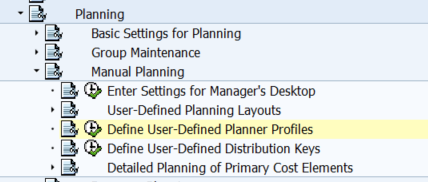 Define User-Defined Planner Profiles : 네이버 블로그