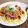 칼로리 줄인 스팸으로 만든 스팸냉채, 맛있는 다이어트 샐러드