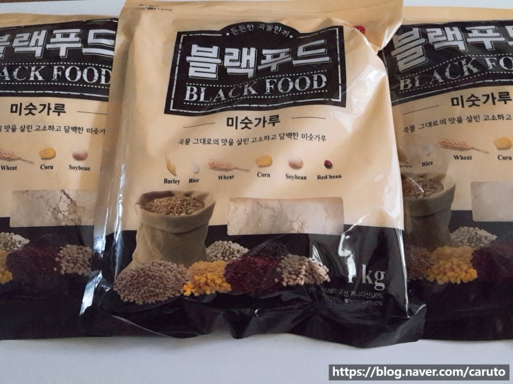 곡물명가 블랙푸드 미숫가루 구매 : 네이버 블로그