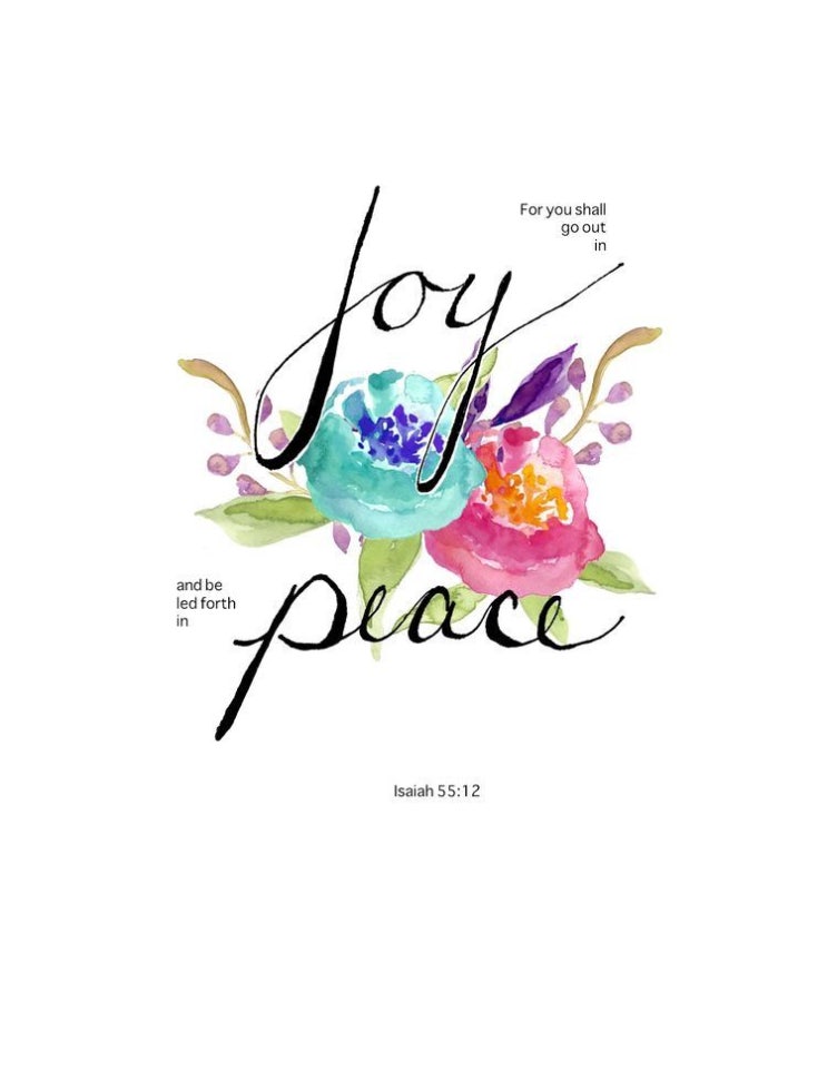 Go out in joy and be led in peace! : 네이버 블로그