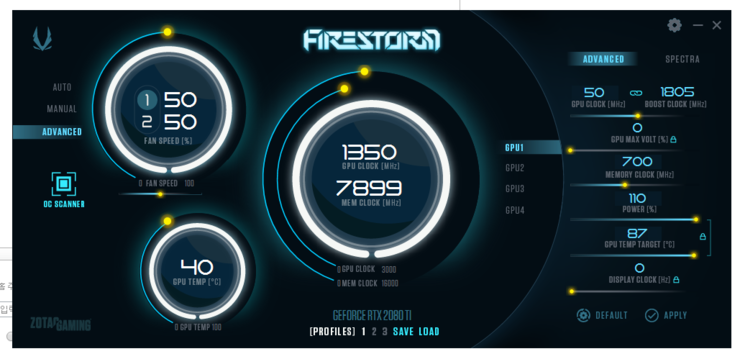 Zotac 그래픽 카드 쓰고 있다면 Firestorm 꼭 쓰자.. : 네이버 블로그
