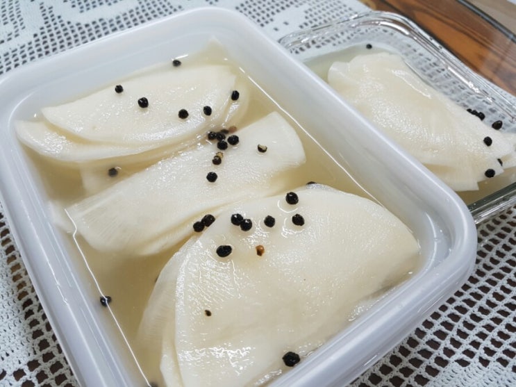 쌈무 만들기:) 오리고기랑 함께♡ 냉면에도 넣어 맛있게 먹어요♡ : 네이버 블로그