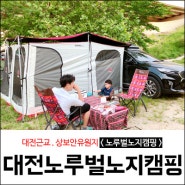 대전 노지캠핑 :D 노루벌 캠핑장 ( 위오 어닝스크린 차박 캠핑 )