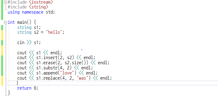 (c++) 문자열 함수 ( find, insert, erase, substr, append 등) : 네이버 블로그