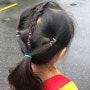 5살 6살 여자아이 머리묶기,어린이집 활동도 편하게!