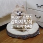 보비프랑스 강아지방석 : 프랑스 애견용품 중 BOBBY 고미쿠션이 비우의 새 강아지방석이 되었어요:)