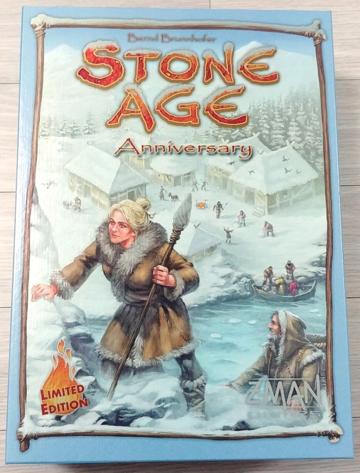 석기시대 10주년 기념판 (Stone Age - 10th Anniversary) 보드게임 개봉기 및 간단소개 / 크리스마스에 하고 싶은 보드게임 : 네이버 블로그