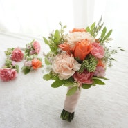 대전 야외결혼식 신부 웨딩부케 - 꽃차림