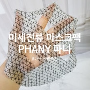 미세전류 마스크팩 퓨어 알프스 리프팅 에너지 PHANY 파니 사용후기