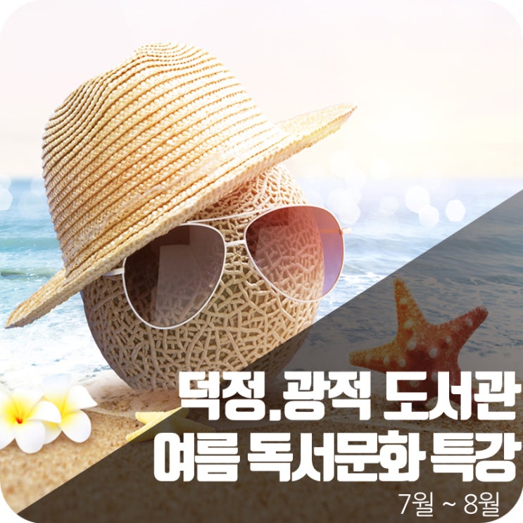 2019 여름 독서문화 특강 참여하세요!(덕정.광적 도서관)