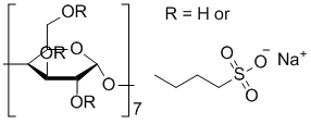 SBE-β-CD; Sulfobutylether beta-cyclodextrin sodium [B1999-002792][CAS ...