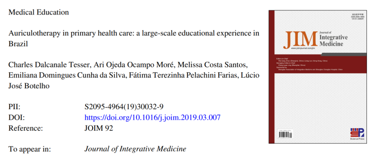 Auriculotherapy in primary health care: A large-scale educational