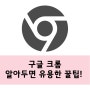 구글 크롬 알아두면 유용한 팁!