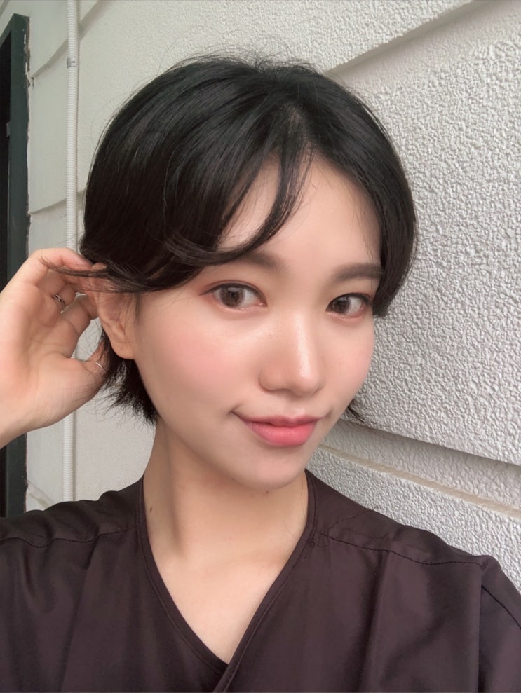 숏컷,숏단발/반곱슬머리 : 네이버 블로그