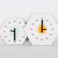 모던한 디자인의 인테리어벽시계 끝판왕 - 헥사곤 시계