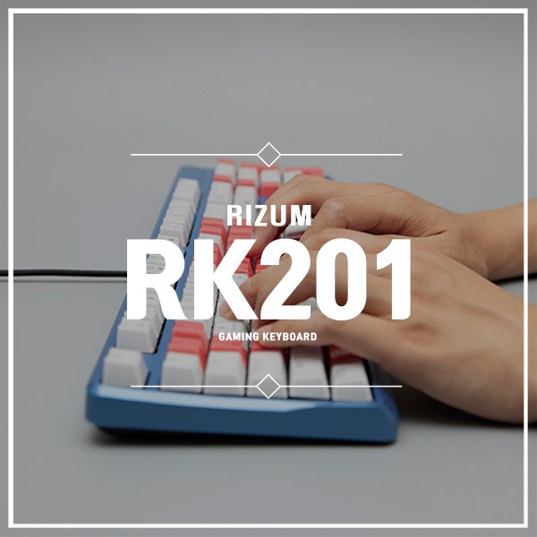 게이밍 키보드의 역대급 타건감, 리줌 RIZUM RK201 : 네이버 블로그