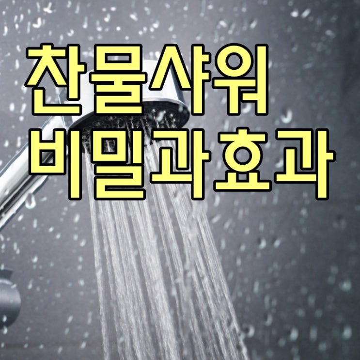 찬물샤워 놀라운 효능 완벽 정리 : 네이버 블로그