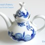 마이센 블루 오키드 티팟 / Meissen Blue Orchid Teapot