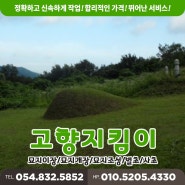 경북산소벌초 의성 묘지예초작업 정말 잘한다~