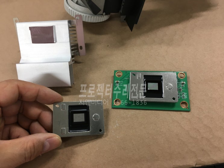 [xd280u] dmd칩교체사례,램프교체정보,빔프로젝터수리,vlt-xd280lp,은하수현상 : 네이버 블로그